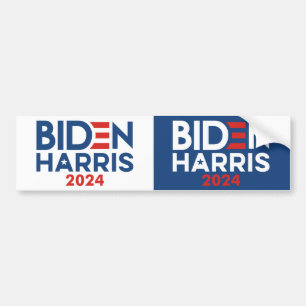 Biden Harris 2024 Logo - halbieren für 2 Autoaufkleber