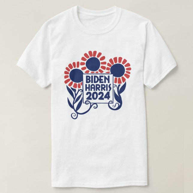 Biden Harris 2024 T-Shirt (Design vorne)