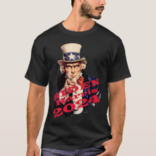 Biden Harris 2024 Wähle Blau Demokratisches Ticket T-Shirt
