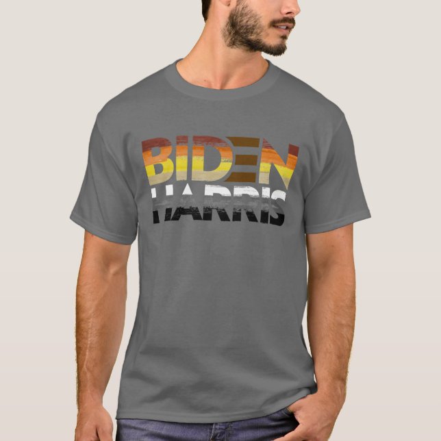 Biden Harris Bear Pride T - Shirt (Vorderseite)