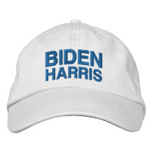 Biden Harris blau und weiß