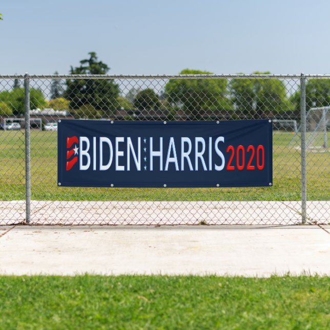 Biden Harris Demokratische Wahlkampagne 2020 Banner (Insitu)