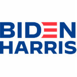 Biden Harris Freistehende Fotoskulptur<br><div class="desc">Biden Harris 2020 Logo. Großartiges Geschenk für Biden-Anhänger,  Kamala Harris-Anhänger,  eine demokratische Geschenkidee und ein phantastisches Geschenk für Joe Biden-Fans!</div>