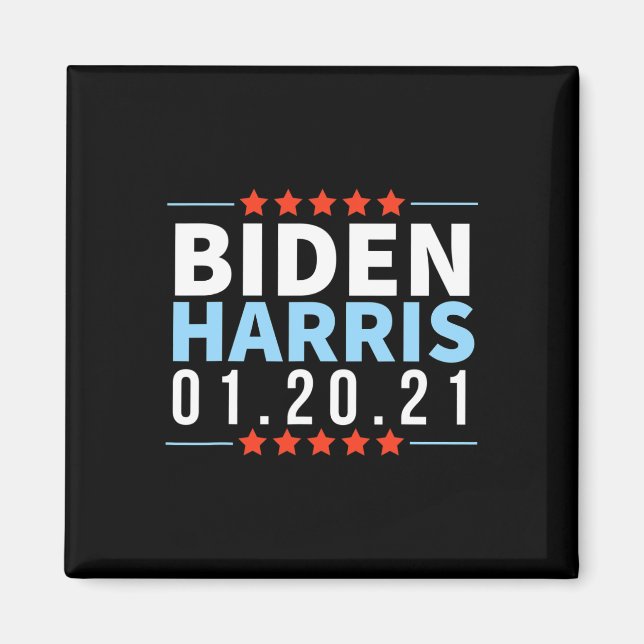 Biden Harris im Januar 2021 Wahlsieg Inaugur Magnet (Vorne)