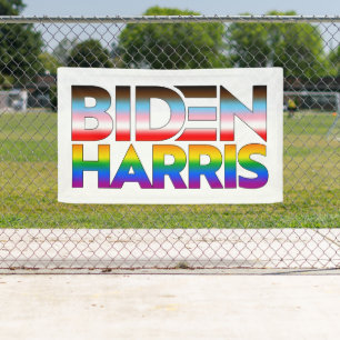 Biden Harris LGBTQ+ Stolz Banner