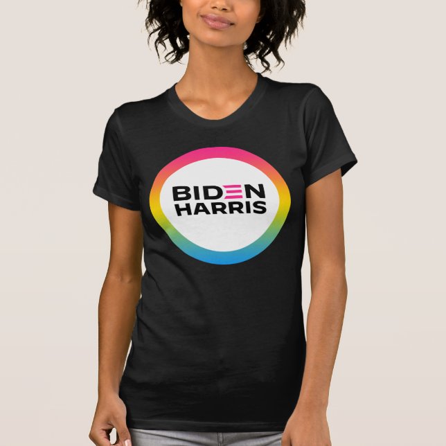 Biden Harris Pansexual Pride T - Shirt (Vorderseite)