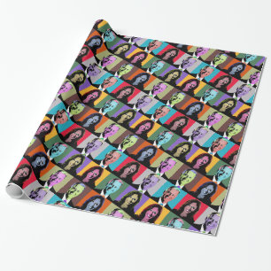 Biden Harris Pop-Art (Neon) Geschenkpapier