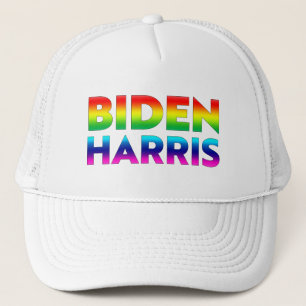 Biden Harris Regenbogenfarbenstolz Truckerkappe