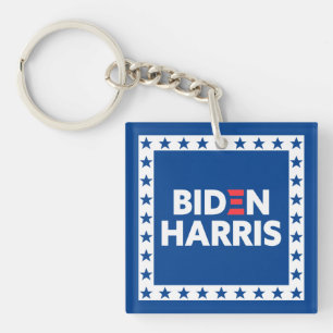 Biden / Harris Stars Frame Blanc Bleu