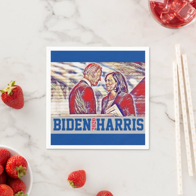 Biden Harris Together 2020 Serviette (Beispiel)