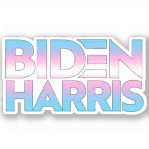 Biden Harris Trans Stolz Aufkleber