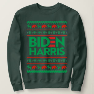 BIDEN HARRIS UGLY CHRISTMAS SWEATER (grün) Sweatshirt