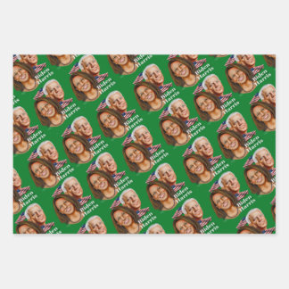 Biden-Harris-Verpackungspapier Geschenkpapier Set