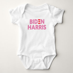 Biden/Harris-Wahlunterstützung Rosa Baby Strampler