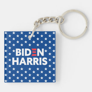 Biden / Harris White Stars Motif Blue