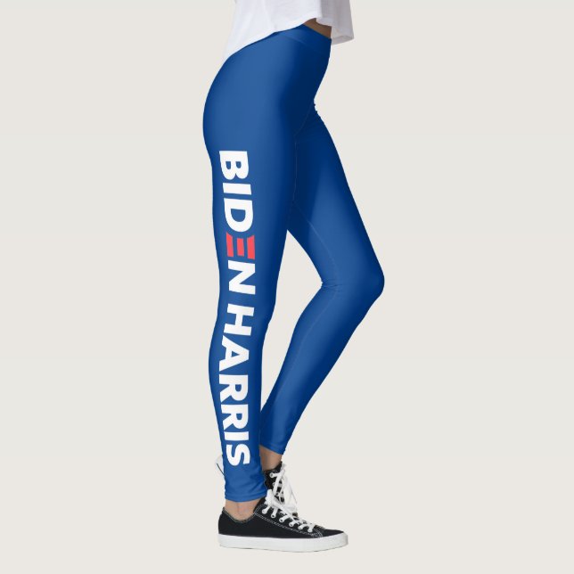 Biden / Harris White und Blau Leggings (Rechts)