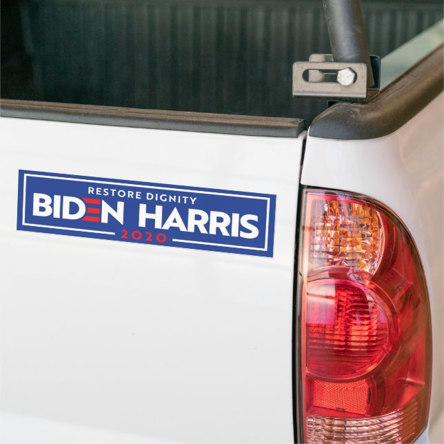 BIDEN HARRIS: Würde wiederherstellen Autoaufkleber (Auf Lkw)
