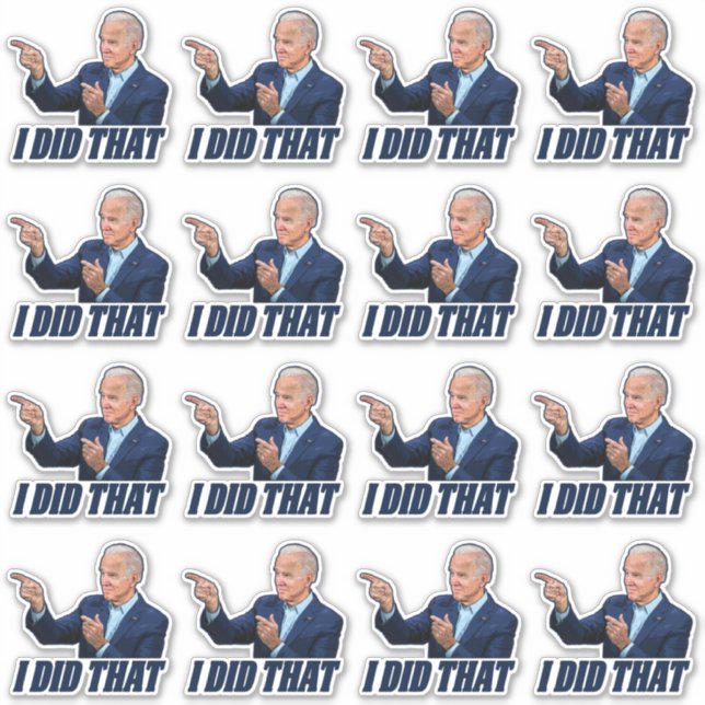 Biden Ich habe diese lustige Anti-Join-Biden-Gaspu Aufkleber (Vorderseite)