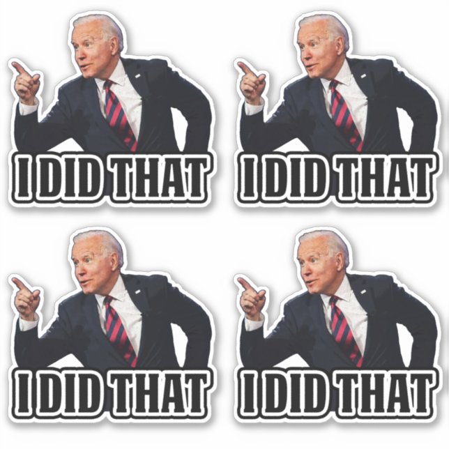 Biden Ich habe diese lustige Anti-Join Biden gemac Aufkleber (Vorderseite)