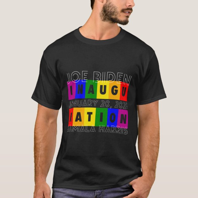 Biden Inauguration Day Lgbt T-Shirt (Vorderseite)
