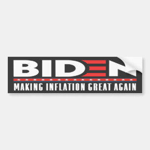 Biden Inflation wieder großartig machen Anti Joe B Autoaufkleber