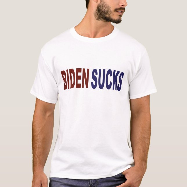 Biden ist zum Kotzen T-Shirt (Vorderseite)