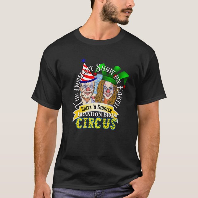 Biden Jingle Joe Giggles Circus Trump Conserv 2024 T-Shirt (Vorderseite)