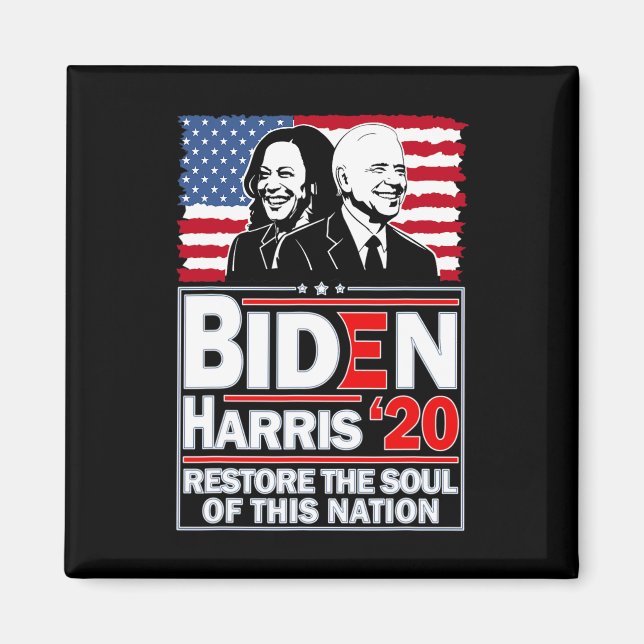 Biden Kamala Harris 2020 für Damen und Herren Magnet (Vorne)