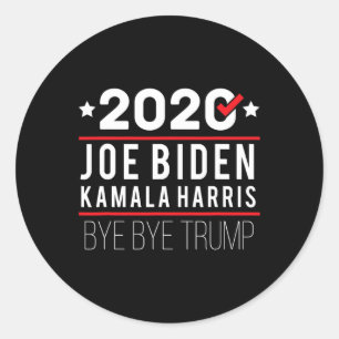 Biden Kamala Harris 2020 Wahl der Liberaldemokrate Runder Aufkleber