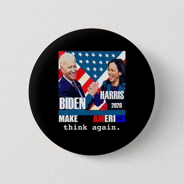 Biden Kamala Harris Button (Vorderseite)