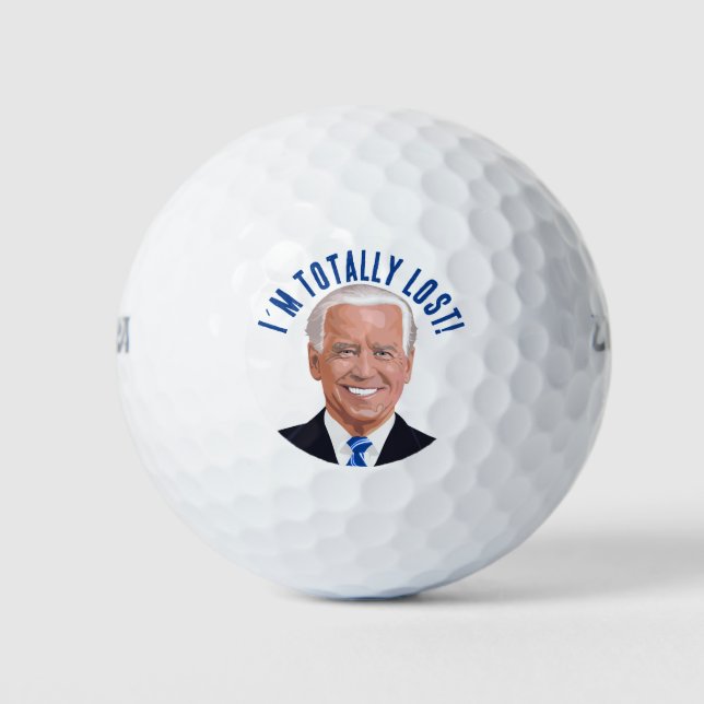 Biden Love Personalize Golf Balls Golfball (Vorderseite)