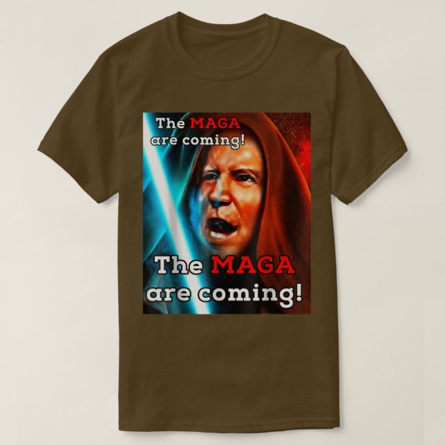 Biden Midnight Ride MAGA kommt Adult Costume T-Shirt (Design vorne)