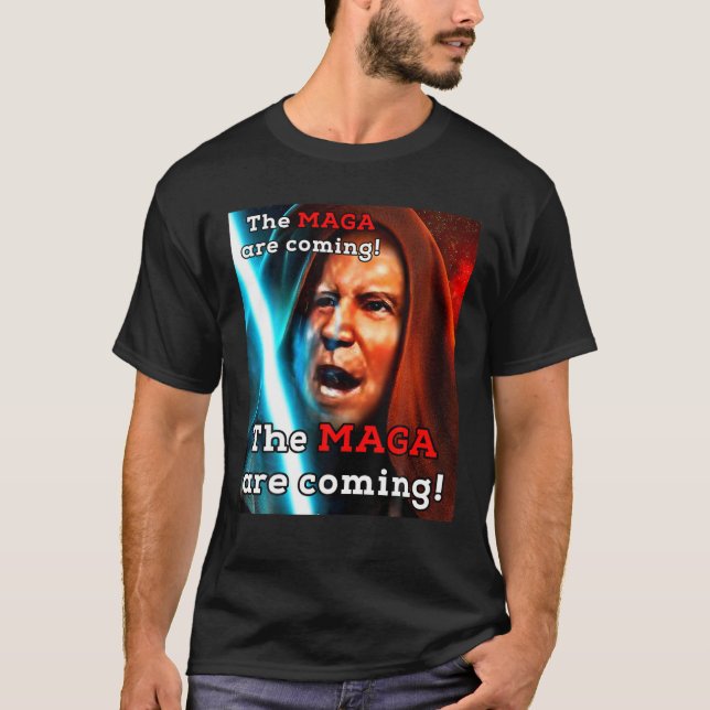 Biden Midnight Ride MAGA kommt Adult Costume T-Shirt (Vorderseite)