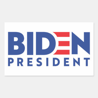 Biden Präsident Rechteckiger Aufkleber