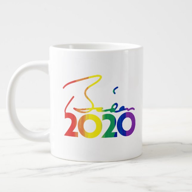 BIDEN PRIDE 2020 Jumbo-Tasse (Links)