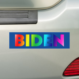 ‚Biden‘ pride lgbtq lgbt rainbow blue Autoaufkleber