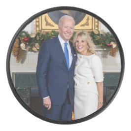 Biden Staat der Weihnachtsanschrift Gewerkschaft Eishockey Puck