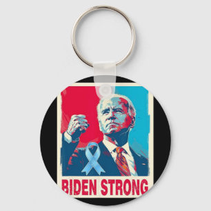 Biden Strong Support Joe Biden kämpft gegen Prost Schlüsselanhänger