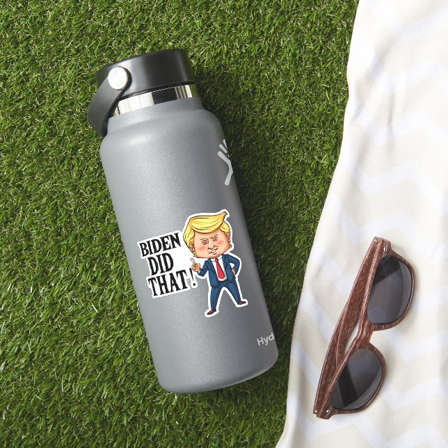 Biden tat das Joe Biden Aufkleber (HydroFlask Insitu)