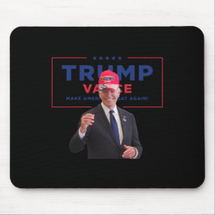 Biden trägt Mega-Cap Trump Vance Machen Amerika Gr Mousepad