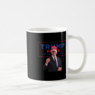 Biden trägt Mega-Mütze Trump Vance Machen Amerika  Kaffeetasse