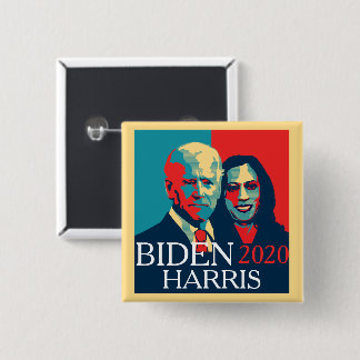 Biden und Harris Button