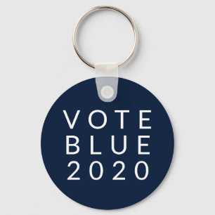 Biden und Harris wählen Blue 2020 Einfache Minima Schlüsselanhänger
