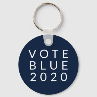 Biden und Harris wählen Blue 2020 Einfache Minimal Schlüsselanhänger