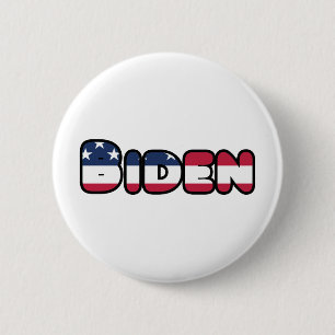 Biden Unterstützung für den US-Präsidenten 2020 Button