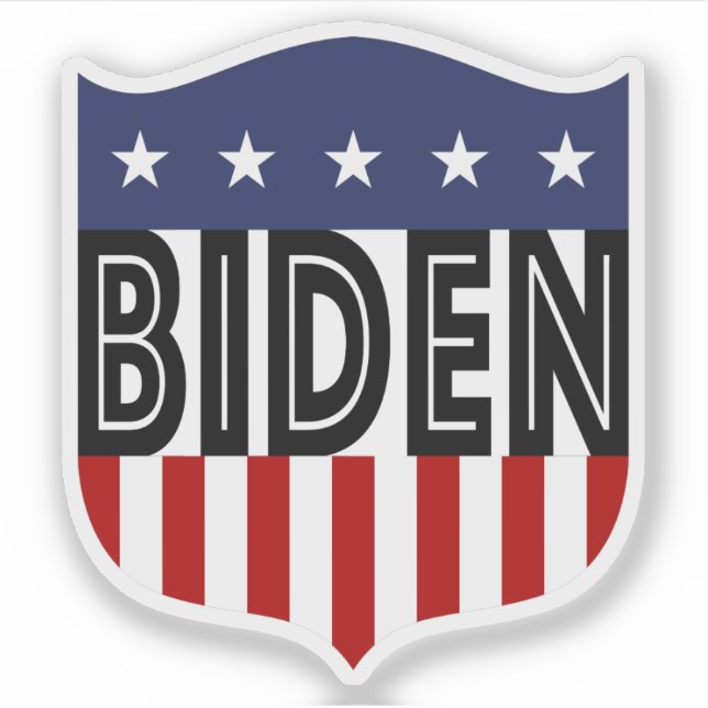 BIDEN US Flagge Aufkleber (Vorderseite)