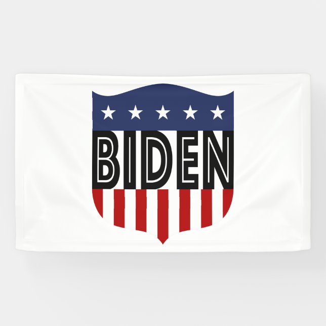 BIDEN US Flagge Banner (Horizontal)