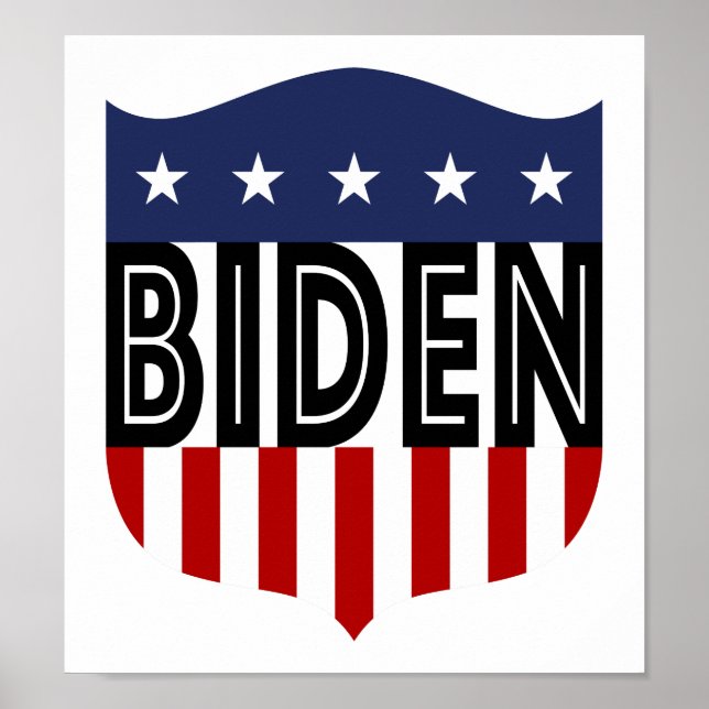 BIDEN US Flagge Poster (Vorne)