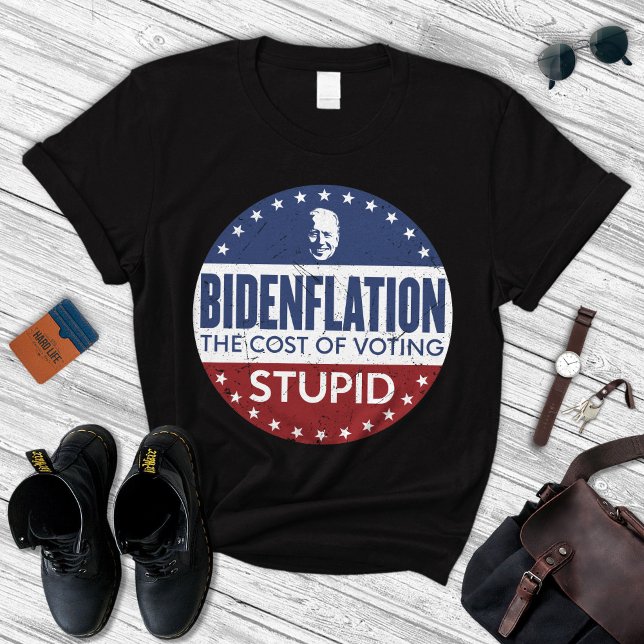 Bidenflation der Kosten für die Stimmabgabe bei ei T-Shirt (Von Creator hochgeladen)
