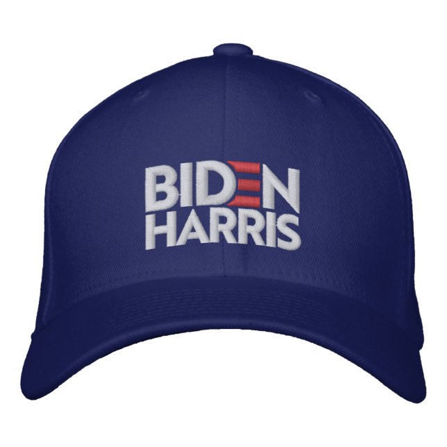 BIDENHARRIEN BESTICKTE BASEBALLKAPPE (Vorderseite)